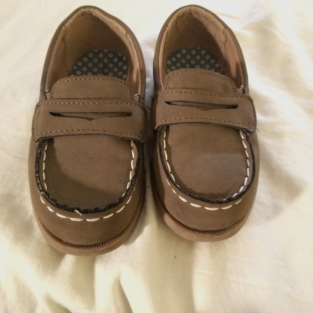 Carter'sKid's Brown Suede Loafers Size 9 Very Good